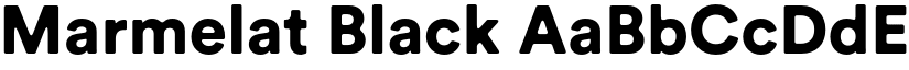 Marmelat Black font