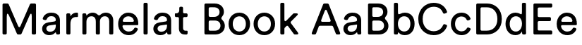 Marmelat Book font