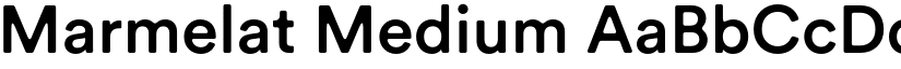 Marmelat Medium font