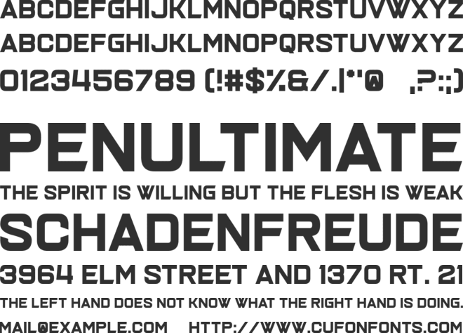 Joy Multiplication font preview