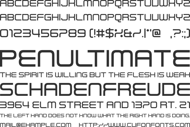 Read Wharf Straight font preview