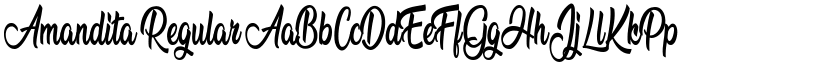 Amandita font download