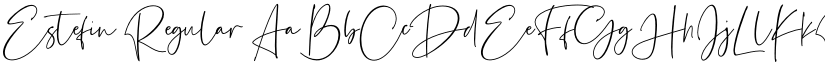 Estefin Regular font