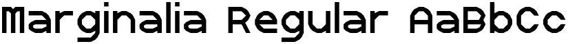 Marginalia Regular font