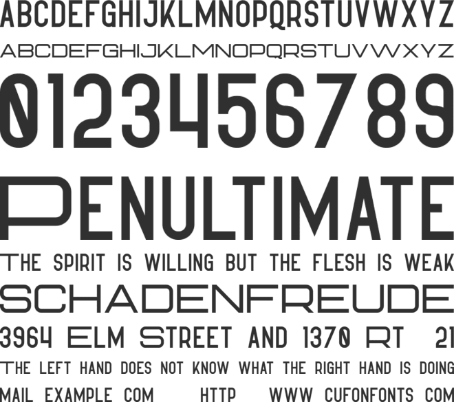 Hippo font preview