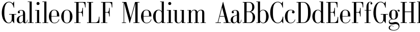 GalileoFLF Medium font