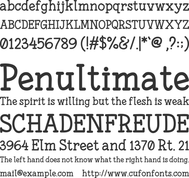 Fonesia font preview