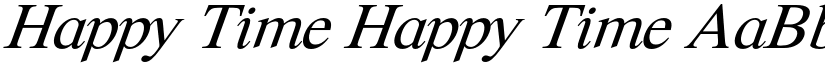 Happy Time Happy Time font