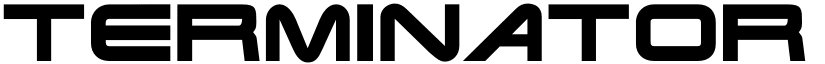 Terminator Real NFI font download