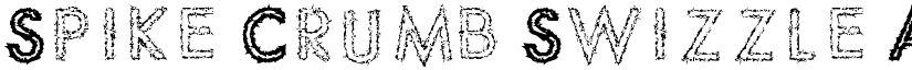 Spike Crumb Swizzle font