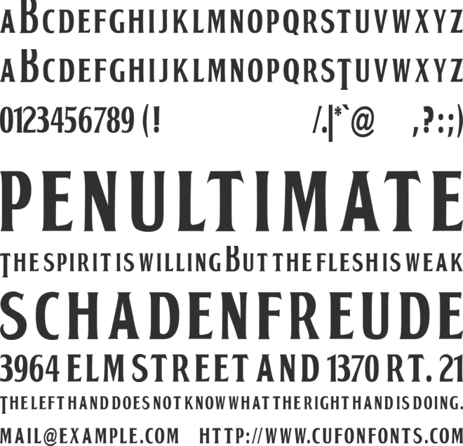 BOOTLE font preview