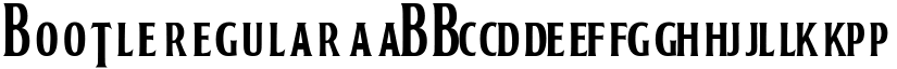 BOOTLE Regular font