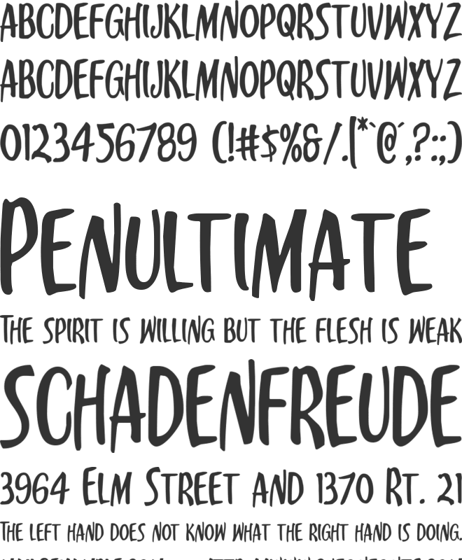 Kennebunkport font preview