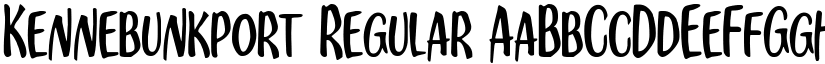 Kennebunkport Regular font