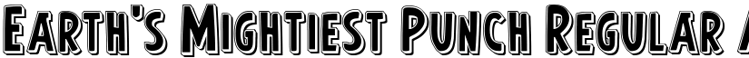 Earth's Mightiest Punch Regular font
