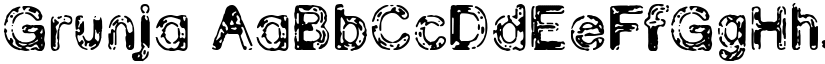 Grunja font