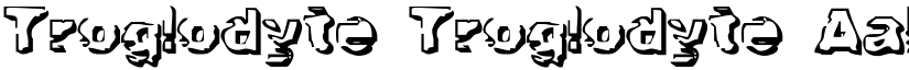 Troglodyte Troglodyte font