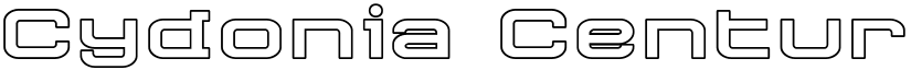 Cydonia Century Outline Outline font