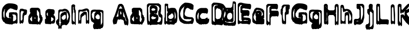 Grasping font