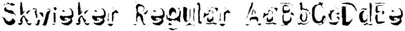 Skwieker Regular font