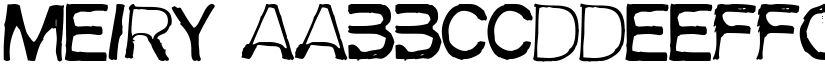 Meiry font