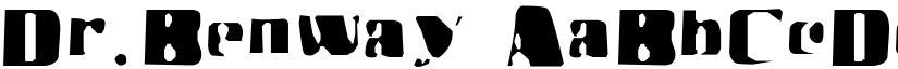 Dr Benway font download