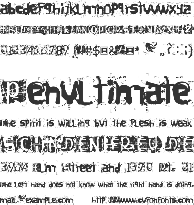 Hiroformica font preview