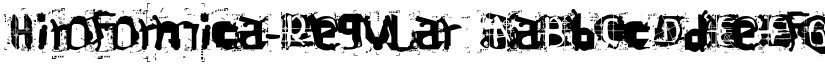 Hiroformica font download