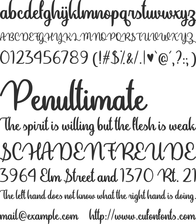 Rebellious Af font preview