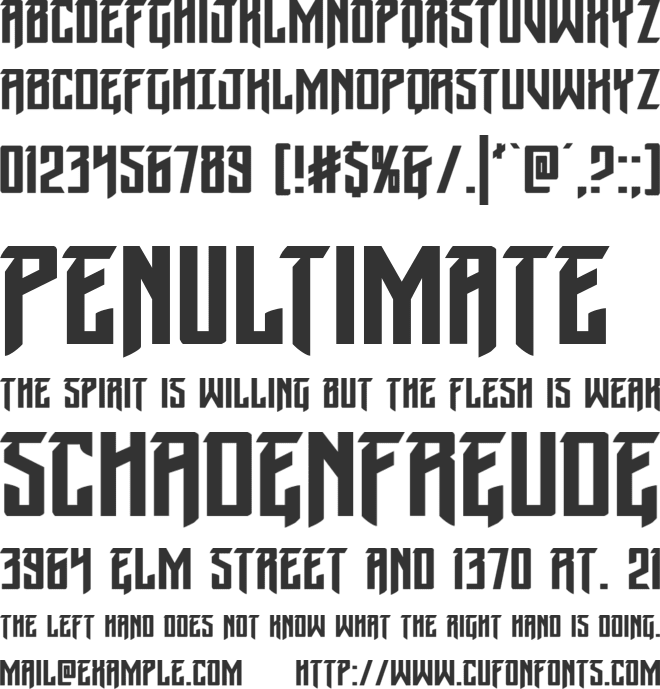 Winter Solstice font preview