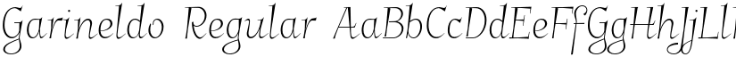 Garineldo Regular font