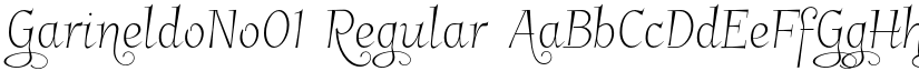 GarineldoNo01 Regular font