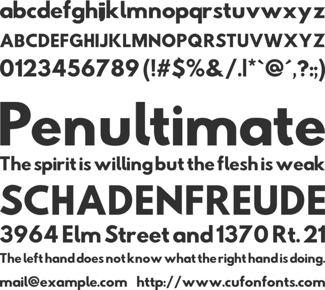 Hussar Preview font preview