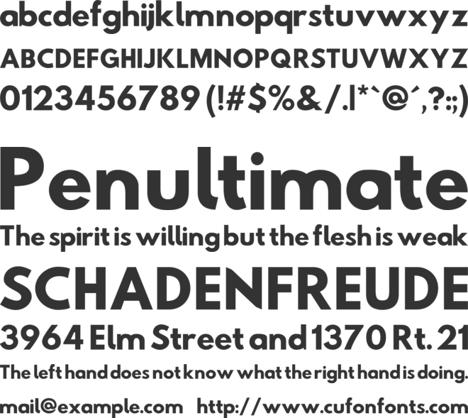 Hussar Preview font preview