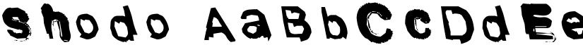 Shodo font