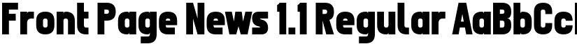 Front Page News 1.1 Regular font