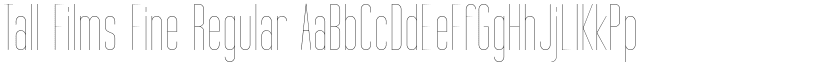 Tall Films Fine Regular font