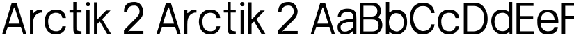 Arctik 2 Arctik 2 font