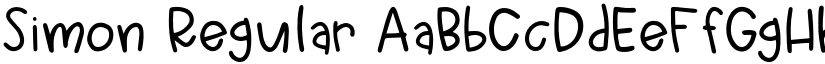 Simon font download