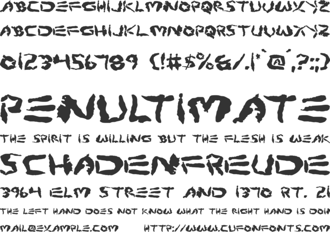 Protoplasm font preview