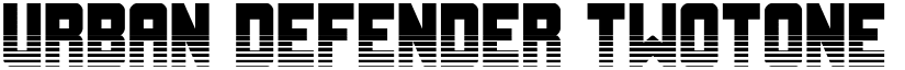 Urban Defender TwoTone Regular font