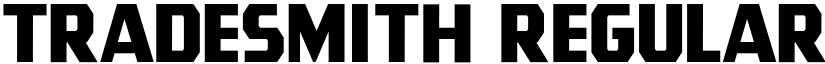 Tradesmith Regular font