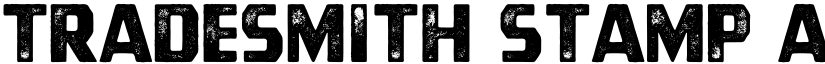 Tradesmith Stamp font
