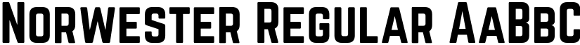 Norwester Regular font