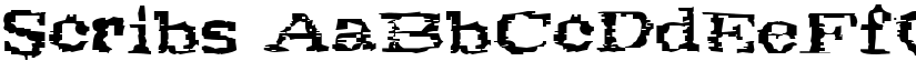 Scribs font