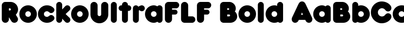 RockoUltraFLF Bold font