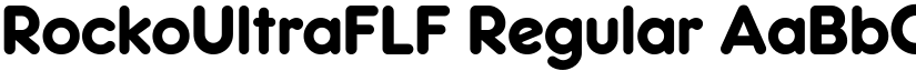 RockoUltraFLF Regular font