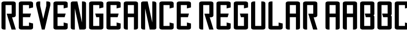 Revengeance Regular font