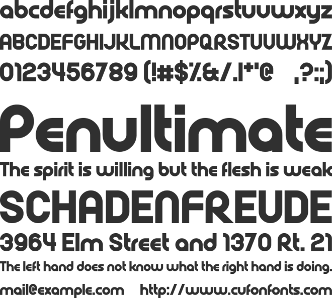 Rollcage font preview