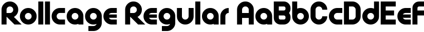 Rollcage Regular font